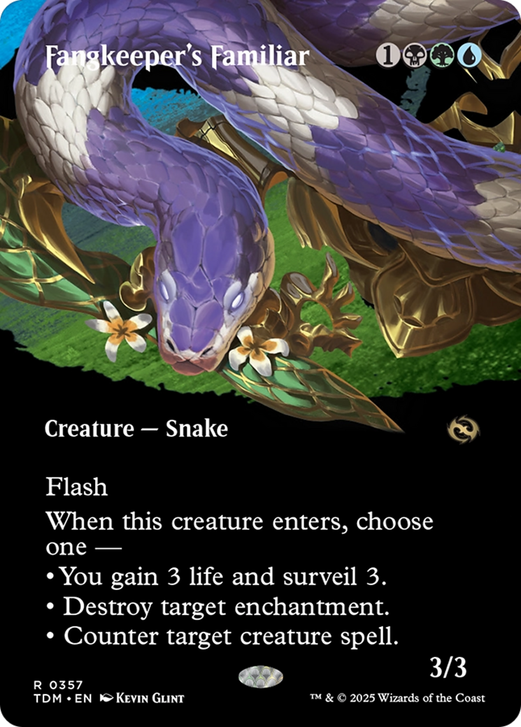 Fangkeeper's Familiar (Borderless) (TDM-357) - Tarkir: Dragonstorm