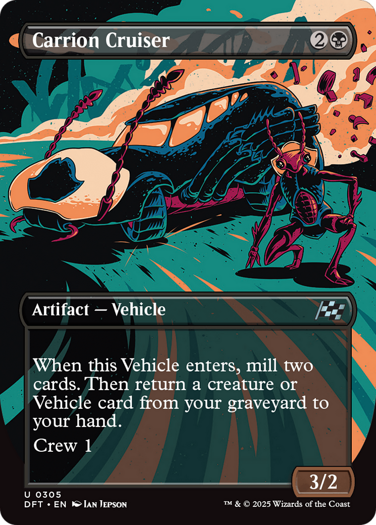 Carrion Cruiser (Borderless) (-305) - Aetherdrift Foil