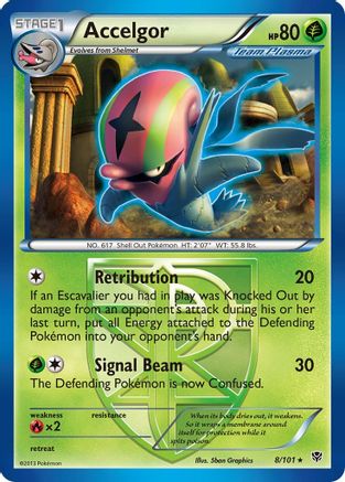 Accelgor (Team Plasma) 008/101/101 - Rare