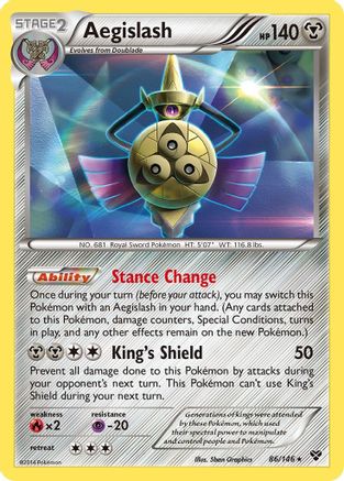 Aegislash (86) 086/146 - Holo Rare - Holofoil