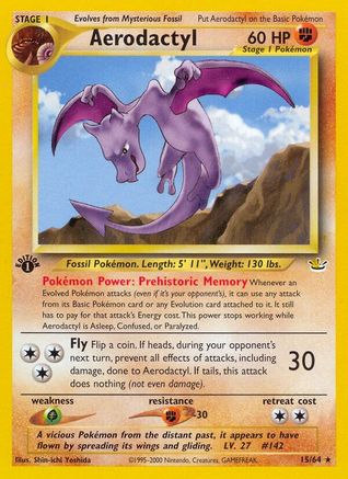 Aerodactyl 015/64/64 - Rare - Unlimited