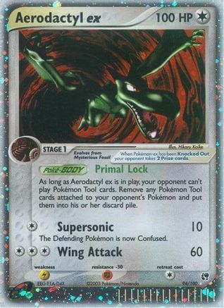 Aerodactyl ex 094/100 - Ultra Rare - Holofoil