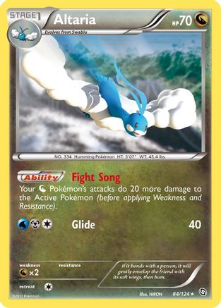Altaria 084/124 - Holo Rare - Holofoil