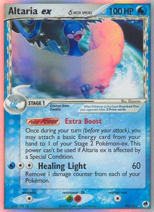 Altaria ex (Delta Species) 090/101 - Ultra Rare - Holofoil
