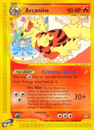 Arcanine 002/147 - Rare