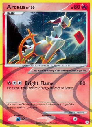 Arceus (AR3) AR3/99 - Holo Rare - Holofoil
