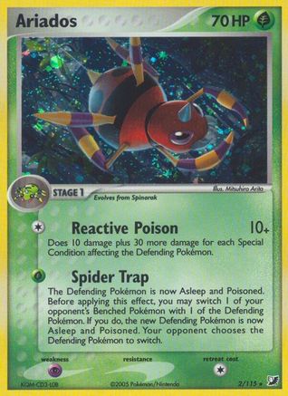 Ariados 002/115 - Holo Rare - Holofoil