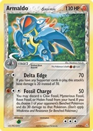 Armaldo (Delta Species) 001/110 - Holo Rare - Holofoil
