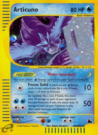 Articuno (H3) 0H3/144 - Holo Rare - Holofoil
