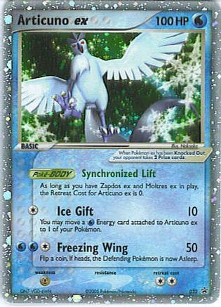 Articuno ex 032/40/40 - Promo - Holofoil