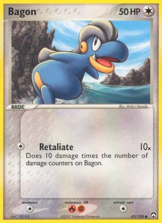 Bagon 043/108 - Common - Reverse Holofoil