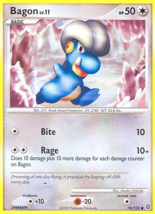 Bagon 076/132 - Common - Reverse Holofoil