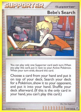 Bebe's Search 119/132/132 - Uncommon - Reverse Holofoil