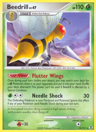 Beedrill 015/111 - Rare