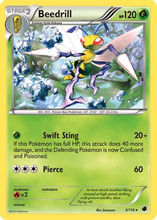 Beedrill 003/116/116 - Rare