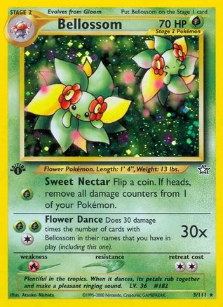 Bellossom 003/111/111 - Holo Rare - 1st Edition Holofoil