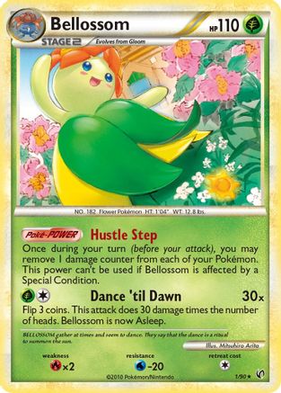 Bellossom 001/90 - Holo Rare - Holofoil