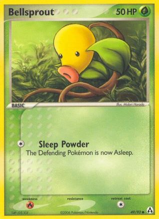 Bellsprout 049/92 - Common - Reverse Holofoil