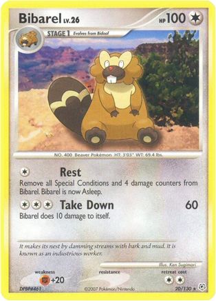 Bibarel 020/130 - Rare