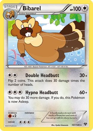 Bibarel 107/146 - Rare