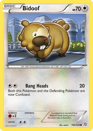 Bidoof 106/124/124 - Common