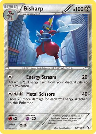 Bisharp (82) 082/101 - Holo Rare - Holofoil