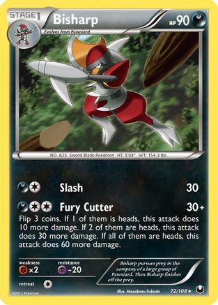 Bisharp (72) 072/108 - Rare