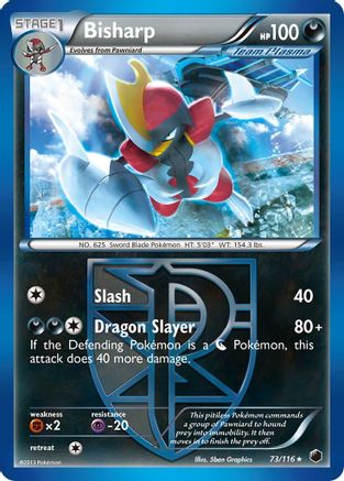 Bisharp (Team Plasma) (73) 073/116 - Rare