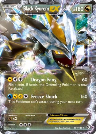 Black Kyurem EX 101/149/149 - Ultra Rare - Holofoil