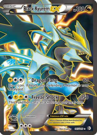 Black Kyurem EX (145 Full Art) 145/149 - Ultra Rare - Holofoil