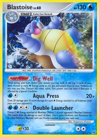 Blastoise 002/127/127 - Holo Rare - Holofoil