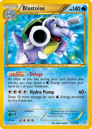 Blastoise 137/135 - Secret Rare - Holofoil