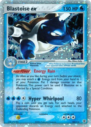 Blastoise ex 104/112 - Ultra Rare - Holofoil