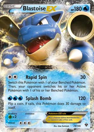 Blastoise EX 029/146/146 - Ultra Rare - Holofoil