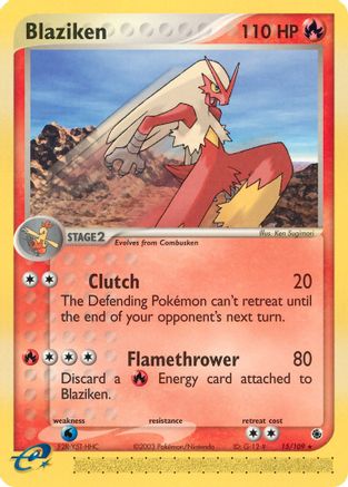 Blaziken 015/109/109 - Rare