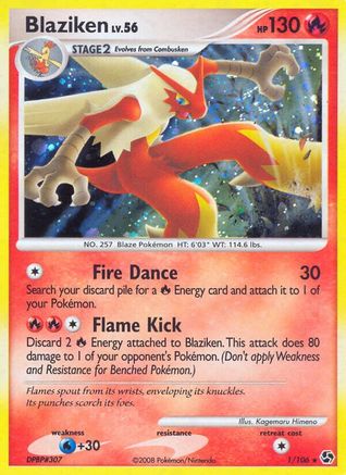 Blaziken 001/106 - Holo Rare - Holofoil
