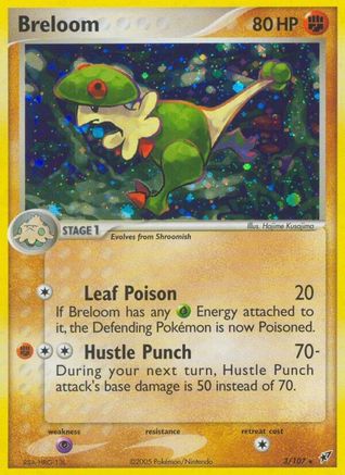 Breloom 003/107/107 - Holo Rare - Reverse Holofoil