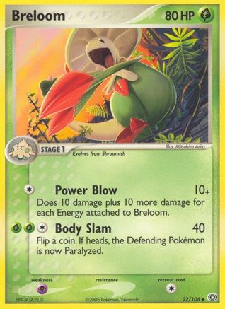 Breloom 022/106 - Uncommon - Reverse Holofoil