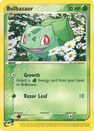 Bulbasaur 039/95/95 - Common - Reverse Holofoil