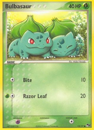 Bulbasaur 012/17/17 - Common