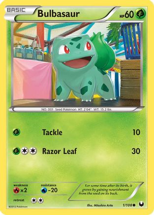 Bulbasaur 001/108/108 - Common