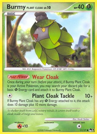 Burmy Plant Cloak 011/17 - Common