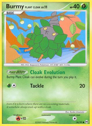 Burmy Plant Cloak 056/99 - Common