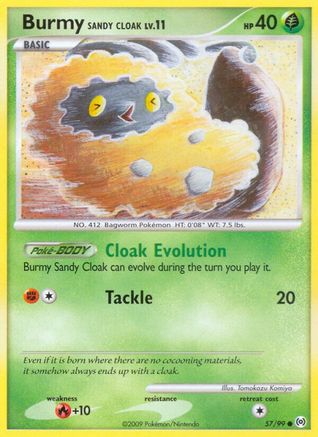 Burmy Sandy Cloak 057/99/99 - Common