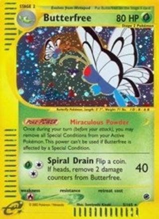 Butterfree (5) 005/165 - Holo Rare - Holofoil