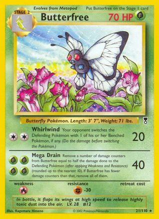 Butterfree 021/110 - Rare
