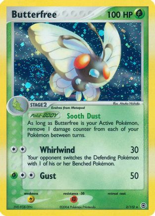 Butterfree 002/112 - Holo Rare - Holofoil