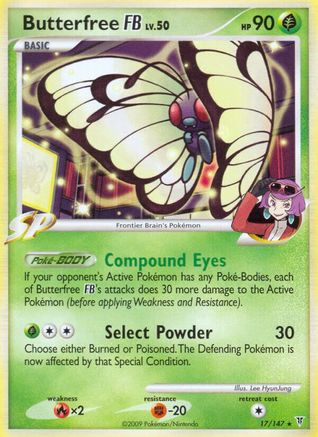 Butterfree FB 017/147 - Rare