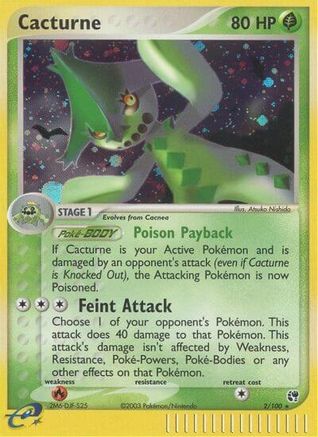 Cacturne 002/100 - Holo Rare - Holofoil