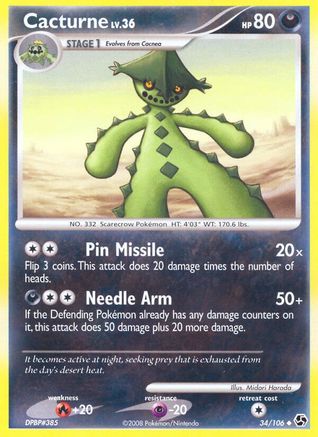 Cacturne 034/106 - Uncommon